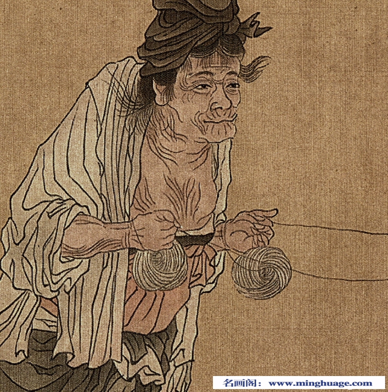 王居正《纺车图》超高清大图百度云网盘下载