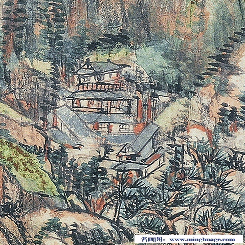 王原祁超高清《麓台南山积翠》百度云网盘下载