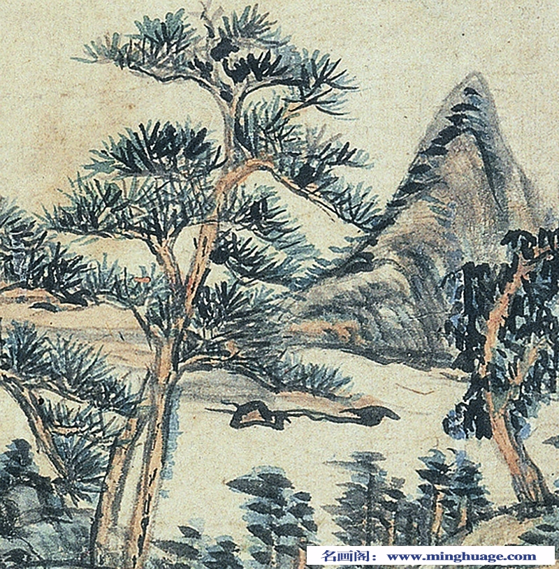 王原祁超高清《麓台南山积翠》百度云网盘下载