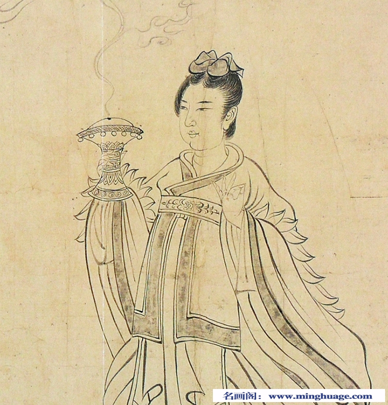 吴道子超高清《天王送子图》国画百度云网盘下载